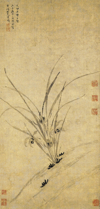 中国古代著名画家画兰作品，你认识几个？