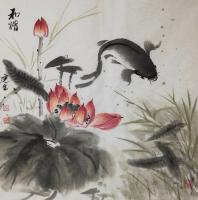安阳市老年书画研究院会员 蒋建生花鸟画作品《和谐》