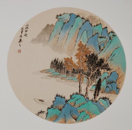 青绿山水小品