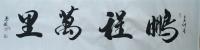 河北省书法家协会会员 王英斌行书作品《鹏程万里》