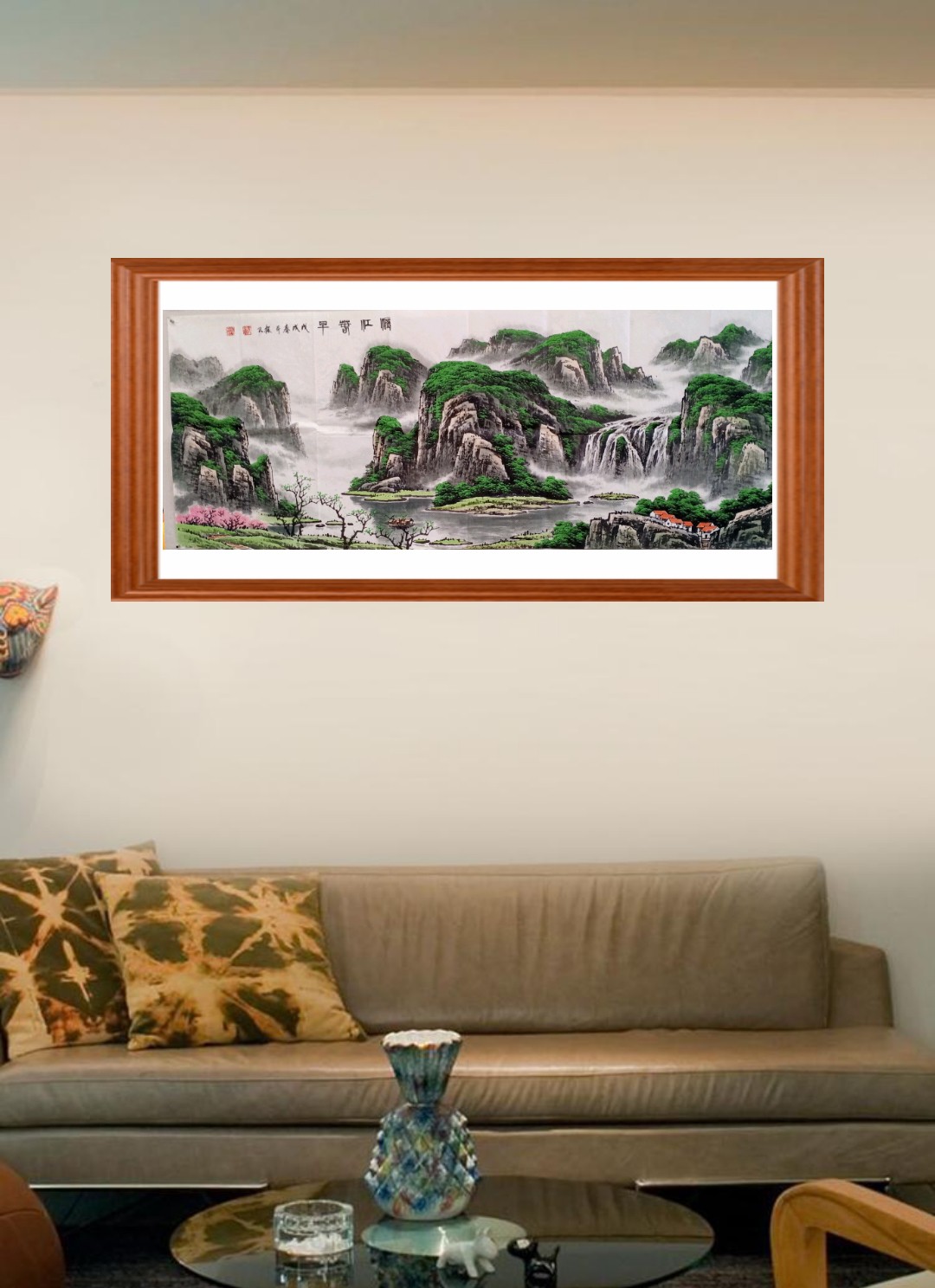 赵振卫山水画作品《山水》