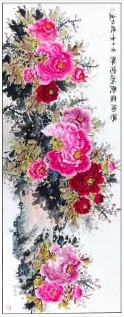 13平尺精品牡丹一一花开富贵纳吉祥G1465