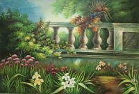 北京宣和书画艺术研究院会员 黄联合风景画作品《春暖花开》