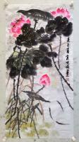 天津市美术家协会会员 贠世保花鸟画作品《和谐图》