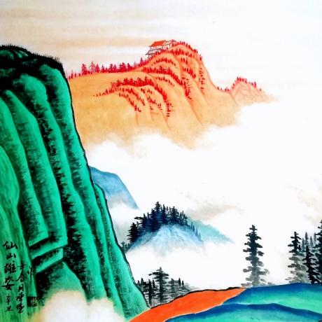 仙山雄姿