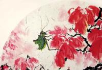 天津市美术家协会会员 贠世保花鸟画作品《秋意浓》