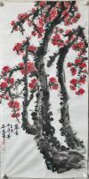 中国书画院高级院士&陕西省美术家协会会员&著名作家画家 穆海峰花鸟画作品《寒香》
