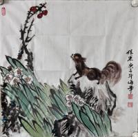 中国书画院高级院士&陕西省美术家协会会员&著名作家画家 穆海峰花鸟画作品《佳果》