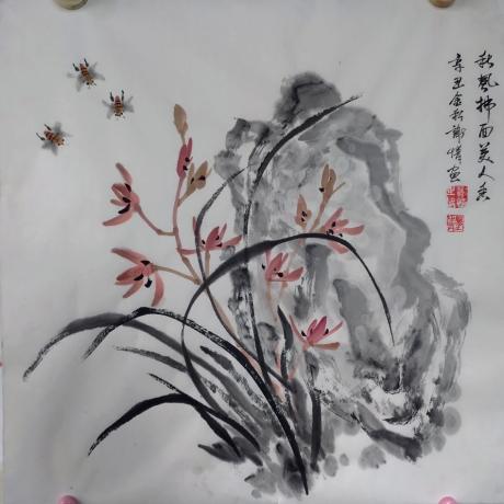 秋风拂面美人香