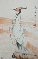 河北省美术家协会会员 于永强山水画作品《天问》