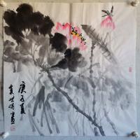 天津市美术家协会会员 贠世保花鸟画作品《一团和气》