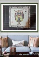 徐玲动物画作品《七彩鹰》