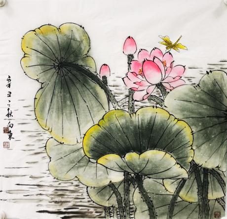 四尺斗方精品厅堂荷花