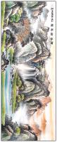 江苏省美术家协会会员 高晓林山水画作品《13平尺山水精品一一清谷幽居图一一3474》