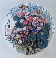 中国美术家协会会员 庄庆芳花鸟画作品《花卉系列079》
