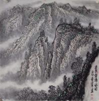 重庆市美术家协会会员 郭正军山水画作品《山水》