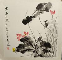 香港艺术家联合会副秘书长 叶艺林花鸟画作品《君子之风》