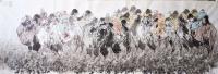 中国美术家协会会员&赤峰市美术家协会副主席 夏风人物画作品《高原冬雪》