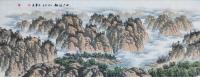 中国书画家协会会员 丁光华山水画作品《山中雅趣》
