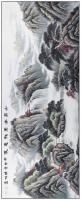 江苏省美术家协会会员 高晓林山水画作品《小六尺精品山水一一山居幽赏秋意浓一一3872》