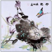 60cm斗方一一荷韵一一3958