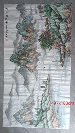 溪山积翠图