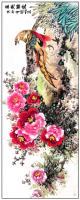 江苏省美术家协会会员 高晓林花鸟画作品《13平尺吉祥寓意画一一富贵满堂一一3984》
