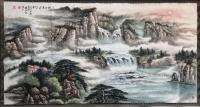 职业艺术家 张凤亮山水画作品《旭日东升》