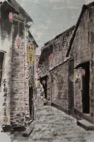 职业艺术家 黄言亮山水画作品《歙县老衔》