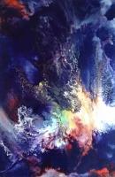 职业书画艺术家 裘炎风景画作品《快意畅想系列》