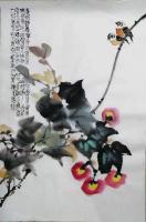 河北省美术家协会会员 杜文学花鸟画作品《无》