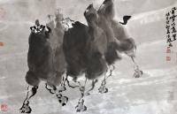 甘肃省美术家协会会员 罗生瑞其他作品《风雪几万里》
