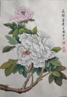 陕西省美术家协会会员 刘安同其他作品《花开富贵》