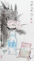 湖南省美术家协会会员 胡林其他作品《清雅之气》