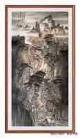  周金帮山水画作品《四尺山水画》