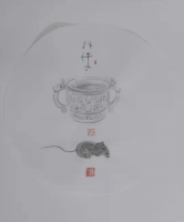 职业艺术家 王瀚浩其他作品《青铜鼠》