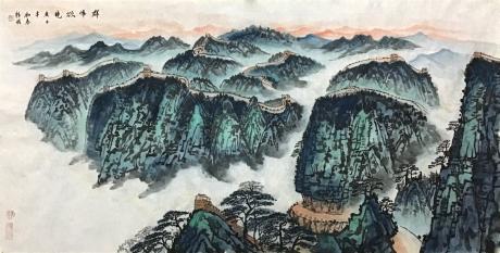 群峰欲晓