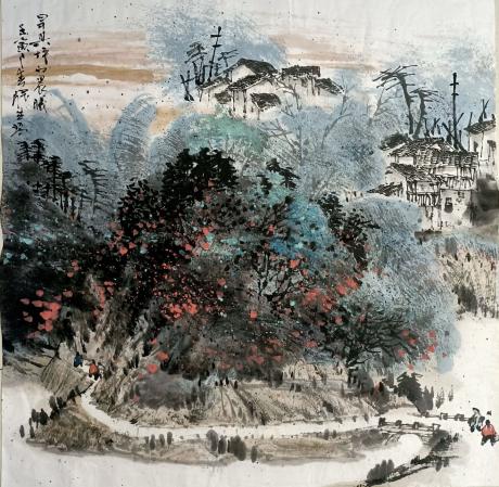 旱其坪的晨曦
