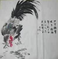 东方书画艺术家协会会员 夏庆福其他作品《大公鸡》
