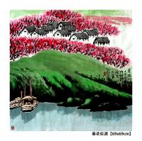 安徽省美术家协会会员 朱尚春其他作品《春深似海》
