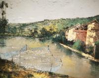 中国美术家协会会员 王少甫其他作品《有鸭子的池塘》