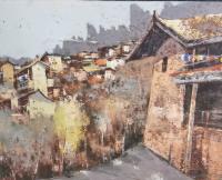 中国美术家协会会员 王少甫其他作品《高山下的小村庄》