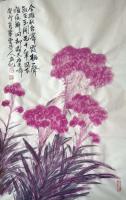 重庆市美术家协会会员 郭正军花鸟画作品《花卉》