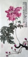 重庆市美术家协会会员 郭正军花鸟画作品《花卉》