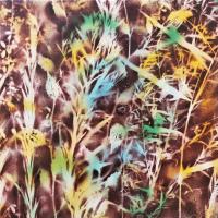 山东省油画学会会员 岳盟盟风景画作品《生长的声音暖秋》