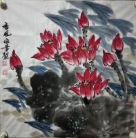 中国书画院高级院士&陕西省美术家协会会员&著名作家画家 穆海峰其他作品《香风》