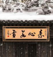 职业书画艺术家 于广树行草作品《素心若雪》