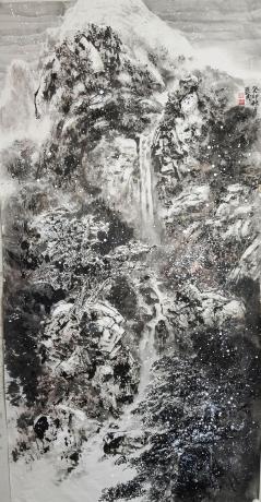 四季山水冬