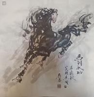 吉林省中国画学会理事 吴殿杰其他作品《马到成功》