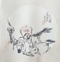 江苏省美术家协会会员 陈广生人物画作品《小品画》